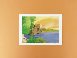 Newmillardam Print - Illustrator Kate - A4 print - Yorkshire gifts
