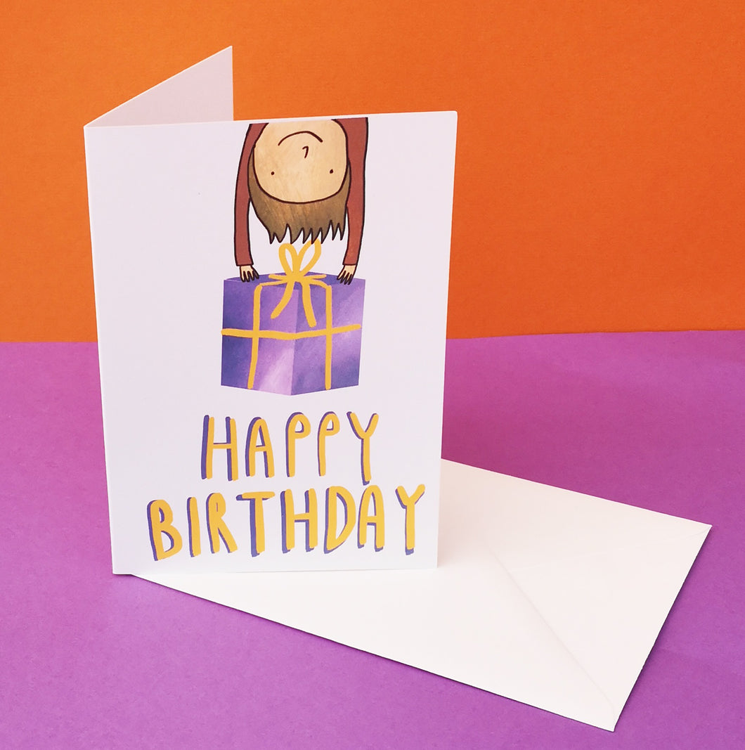 Happy Birthday - greetings card - Illustrator Kate