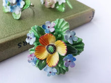 Load image into Gallery viewer, Vintage China Flowers Ring - Urban Magpie - statement china jewellery

