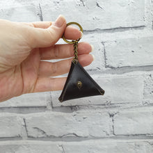Load image into Gallery viewer, Leather Guitar Pick Pouch Keyring - Shadow Crafts
