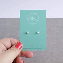 Load image into Gallery viewer, Silver Ball Stud Earring - Maxwell Harrison Jewellery
