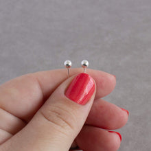 Load image into Gallery viewer, Silver Ball Stud Earring - Maxwell Harrison Jewellery

