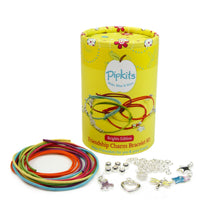 Load image into Gallery viewer, Brights Friendship Charm Bracelets kit - Children&#39;s Jewellery Making Kit - Pipkits
