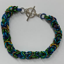 Load image into Gallery viewer, Chain-Maille bracelets - unusual jewellery - colourful bracelets - Indigo Plum Creations
