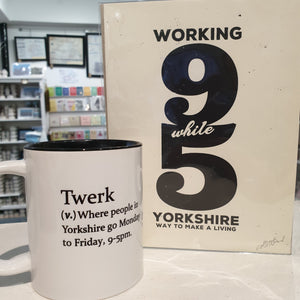 Working 9 while 5 A5 Mini Print - Or8Design - Dolly Parton - Yorkshire themed