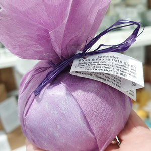 Floral Bath Bombs - Little Shop of Lathers - Self Care - Bath treats