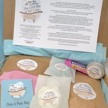 Load image into Gallery viewer, Little Box of Self Care - pampering bath and body gift set - Little Shop of Lathers
