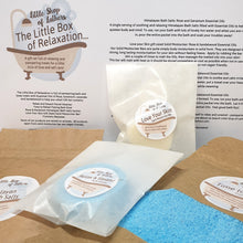 Load image into Gallery viewer, Little Box of Relaxation - pampering bath and body gift set - Little Shop of Lathers
