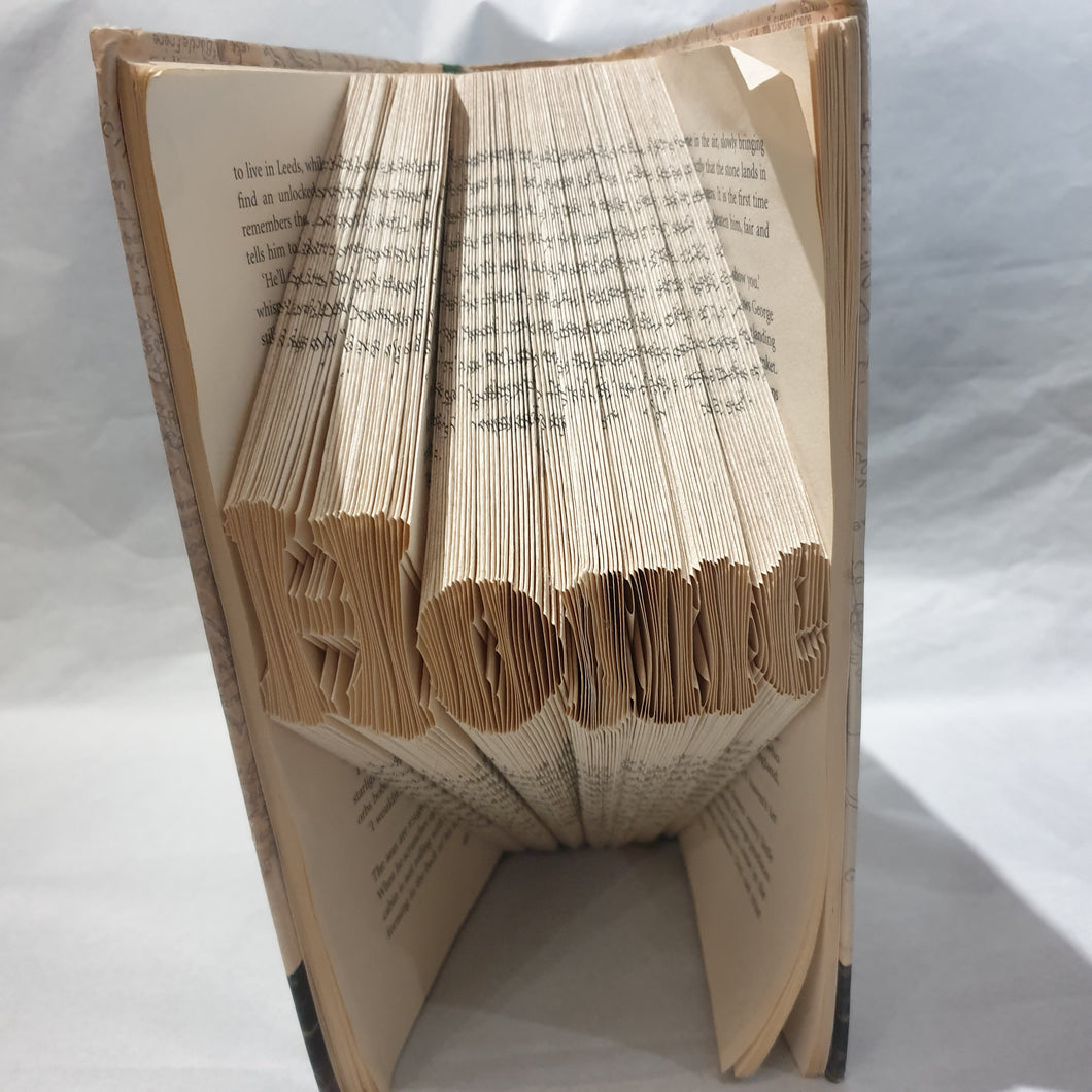 Folded Book Art - Home - Paperweight Products - gift idea