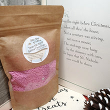 Load image into Gallery viewer, Twas the Night Before Christmas Festive Bath Fizz - Little Shop of Lathers - handmade bath treat - Christmas gift ideas
