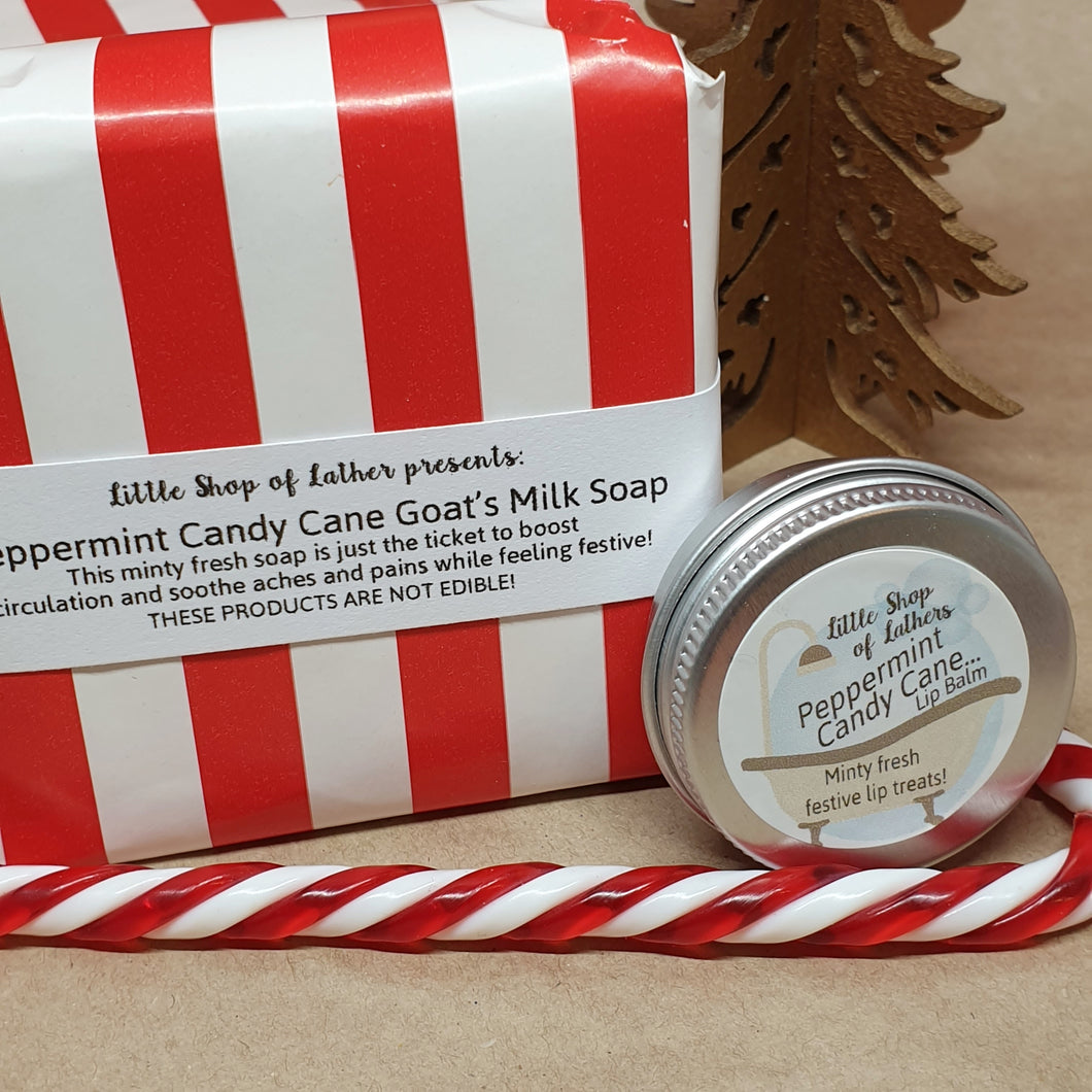 Festive Handmade Goat's Milk Soaps - Little Shop of Lathers - handmade self care treat - Christmas gift ideas