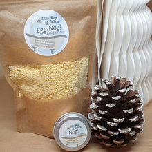 Load image into Gallery viewer, Egg Nog Festive Bath Fizz - Little Shop of Lathers - handmade bath treat - Christmas gift ideas
