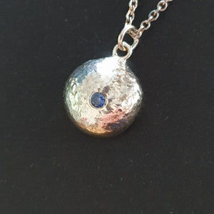 Sterling Silver Cubic Zirconia Gemstone necklace - Maxwell Harrison Jewellery - gift idea