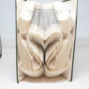 Folded Book Art - Cats in Love - Paperweight Products