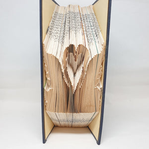 Folded Book Art - Swans in Love - Paperweight Products