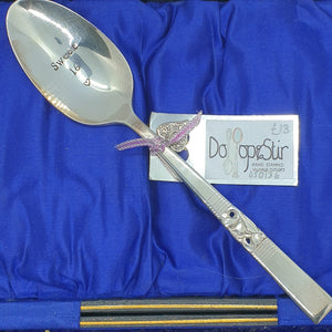 Sweet 16 - stamped spoon - Dollop and Stir