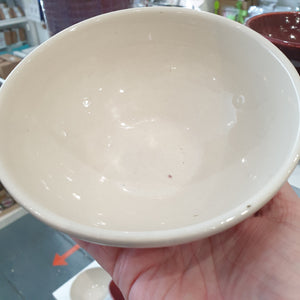 Ceramic Bowl - Cream - Thrown In Stone