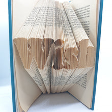 Load image into Gallery viewer, Folded Book Art - Wish - Paperweight Products - gift idea
