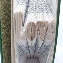 Load image into Gallery viewer, Folded Book Art - Love - Paperweight Products - gift idea
