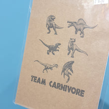 Load image into Gallery viewer, Team Carnivore Print - A5 - MountainManDraws
