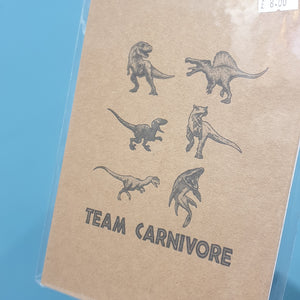 Team Carnivore Print - A5 - MountainManDraws