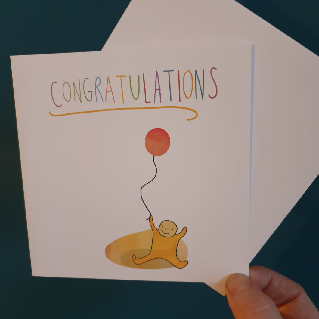 Baby Congratulations - Greetings Card - Illustrator Kate