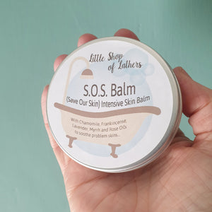 SOS Balm - Little Shop of Lathers - intensive balm for problem skin