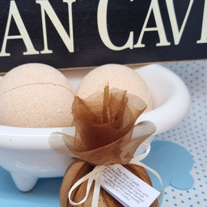 Luxury Bath Bomb - Man Cave  - Little Shop of Lathers - Handmade Bath treats
