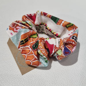 Festive Fabric hair scrunchies - Christmas stocking fillers - Dawny's Sewing Room