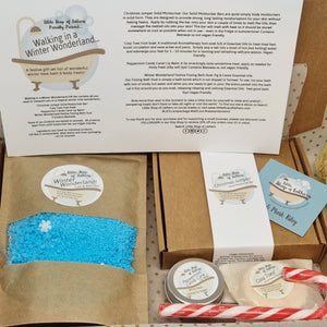 Walking in a Winter Wonderland - Christmas Bath and Body Gift Set - Little Shop of Lathers -Yorkshire Christmas Gifts