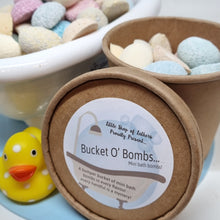Load image into Gallery viewer, Bucket O Bombs - Mini Bath Bomb mixed tub  - Little Shop of Lathers - Bath treats
