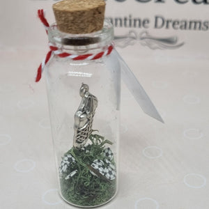 Football Bottle Keepsake - Luuce Creates