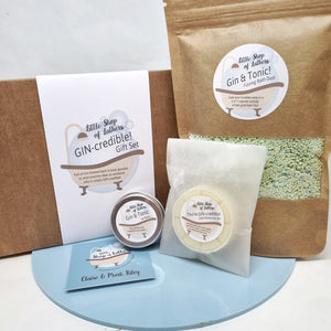 You're GIN-credible! - pampering bath and body gift set - Puns  - Gin Lovers - Little Shop of Lathers
