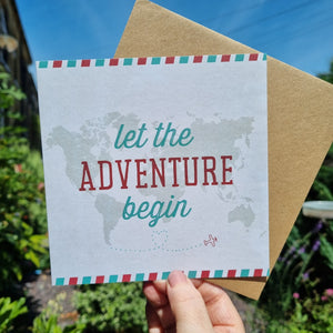 Let the Adventure Begin - Greetings Card - Wander Collective