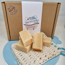 Load image into Gallery viewer, Soap Selection Box - Mini Goat&#39;s Milk soap gift set - Little Shop of Lathers
