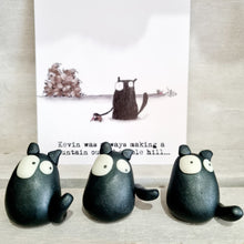 Load image into Gallery viewer, Kevin the Cat - Polymer Clay Figure - Cat - York Stone Buddies
