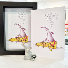 Load image into Gallery viewer, Mousey Art Print - If the shoe fits - York Stone Buddies

