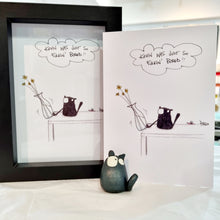 Load image into Gallery viewer, Kevin the Cat Art Print - So Bored... - York Stone Buddies

