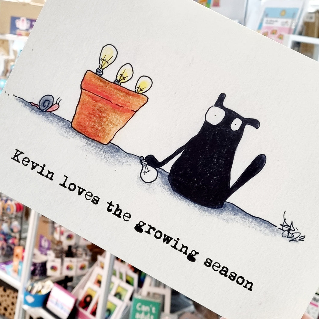 Kevin the Cat Art Print - Growing Season - York Stone Buddies
