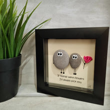 Load image into Gallery viewer, If nanas were flowers I’d always pick you - Nana Pebble Art Frame - Pebbled19
