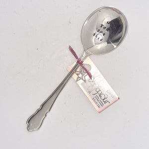 You Got This - stamped spoon - Dollop and Stir
