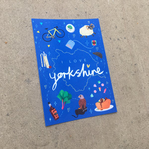 I love Yorkshire Postcard