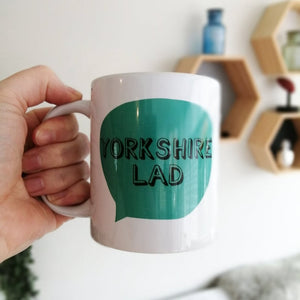 Yorkshire sayings Mugs - Yorkshire Lad - Fred & Bo - Yorkshire Slang