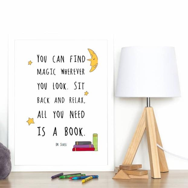 You can find magic wherever you look - Dr Seuss - A4 print - I Heart Henry