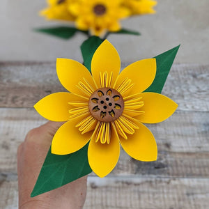 Paper Sunflower - Origami Blooms