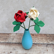 Load image into Gallery viewer, Paper Rose - Ivory - Origami Blooms
