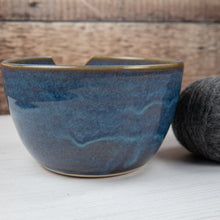 Load image into Gallery viewer, Yarn Bowl - Denim Blue - Thrown In Stone
