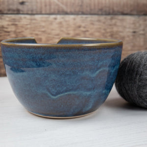 Yarn Bowl - Denim Blue - Thrown In Stone