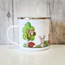 Load image into Gallery viewer, Woodland Animals Enamel Mug - The Crafty Little Fox
