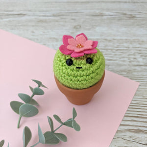 Mini Crochet Cactus - CuddlingaCactus